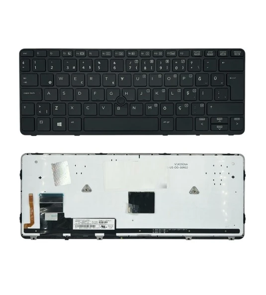 Hp EliteBook J7A41AW Klavye Siyah Tr Işıklı ürün görseli 1