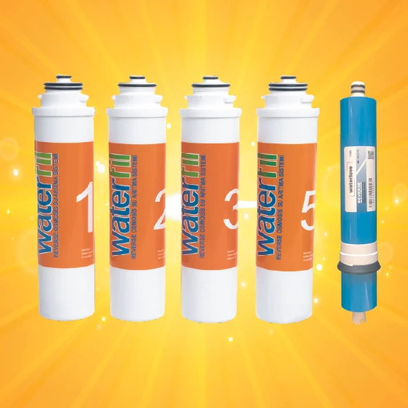 Waterlife Filtre 5 'li Set Waterlife Su Arıtma Filtresi ürün görseli 1