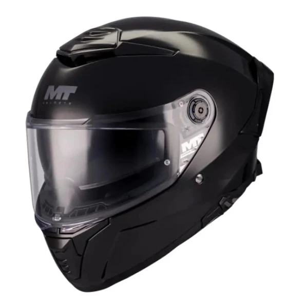 KASK MT THUNDER 4 SV PURE PARLAK SİYAH - Resim 2