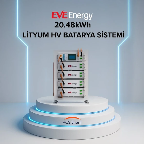Lexron EVE 20.48kWh Lityum HV (Yüksek Voltaj) Batarya Sistemi ürün görseli 1