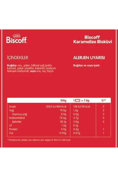 Lotus Biscoff Karamelize Bisküvi 250 GR - Resim 6