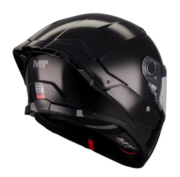 KASK MT THUNDER 4 SV PURE PARLAK SİYAH - Resim 4