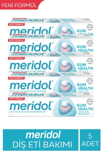 Meridol Hassas Diş Eti Bakımı Diş Macunu 75 ml - New Formula 5 Adet ürün görseli 1