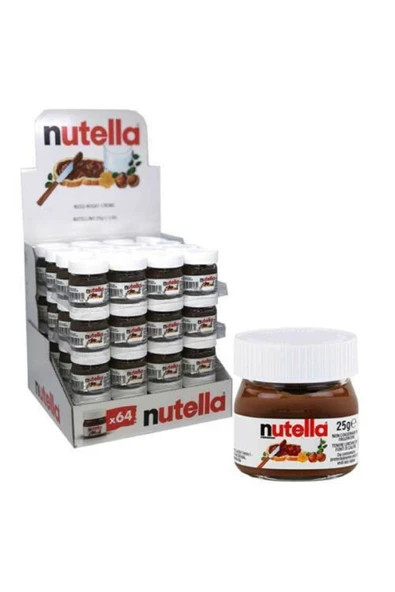 Nutella Mini Cam Kavanoz 25g 64 Adet - Ithal ürün görseli 1