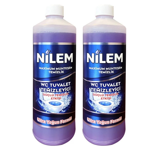 Nilem WC Tuvalet Temizleyici Muhteşem Temizlik Sıvısı 1000 ml x 2 Adet ürün görseli 1