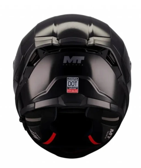 KASK MT THUNDER 4 SV PURE PARLAK SİYAH - Resim 5