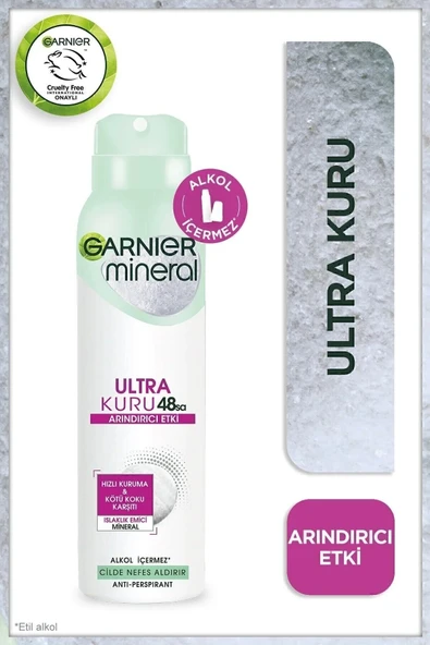 Mineral Ultra Kuru Kadın Sprey Deodorant ürün görseli 1