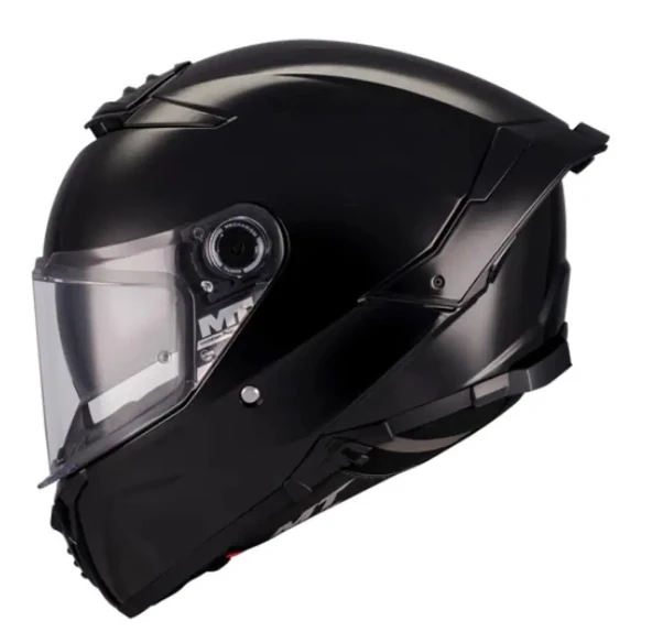 KASK MT THUNDER 4 SV PURE PARLAK SİYAH ürün görseli 1