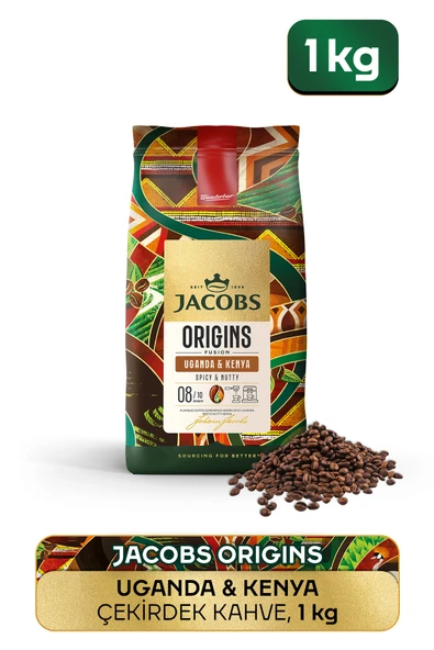 Jacobs Origins Uganda & Kenya Çekirdek Kahve 1 Kg ürün görseli 1