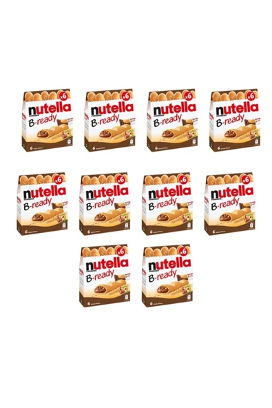 Nutella Bready 132 Gr X 10 Waffle Arası Çikolata ürün görseli 1