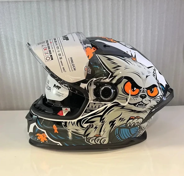 KASK MT BRAKER SV THE KING A7 PARLAK MAVİ ürün görseli 1