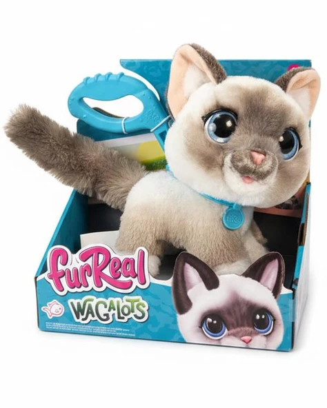 Hasbro FurReal Wag A Lots İnteraktif Pelüş Kedi 20 cm 28059 ürün görseli 1