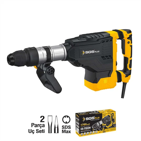 ELEKTROPNOMATİK KIRICI SDS MAX 1700 WATT 45 JOULES 11 KG ürün görseli 1