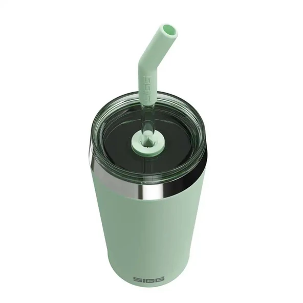 Sigg 6015.10 Helia 0,45LT Çelik Termos, Yeşil - Resim 2