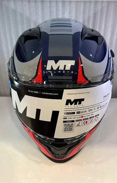 KASK MT BRAKER SV COCKPİT C5 PARLAK MAVİ - Resim 4