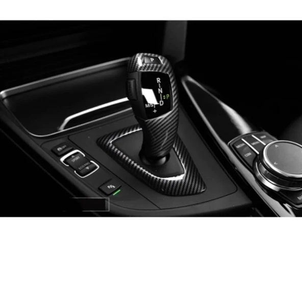 Bmw F20 F30 Vites Topuzu Koruma Karbon F30 Vites Çerçevesi Koruma Karbon 2 Parça ürün görseli 1