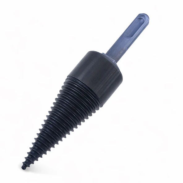 Odun Kırma Parçalama Aparatı 32 MM SDS Plus Uyumlu Matkap Tipi Odun Yarma Parçalayıcı Uç ürün görseli 1