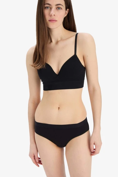 Defacto A8858 Siyah Pedli Seamles Bra-Fall in Love ürün görseli 1