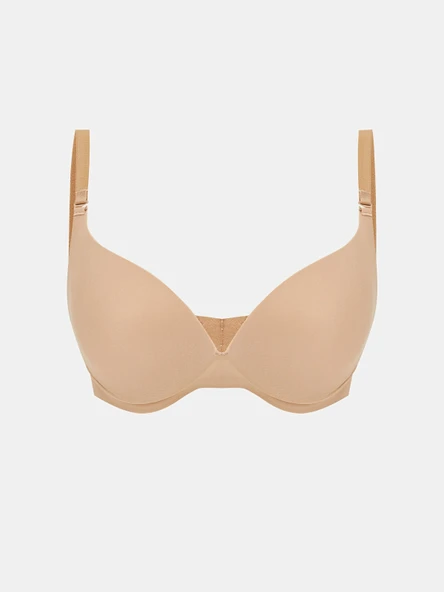 LCW DREAM Pembe Balensiz Dolgusuz Lazer Kesim Straplez Sütyen ürün görseli 1