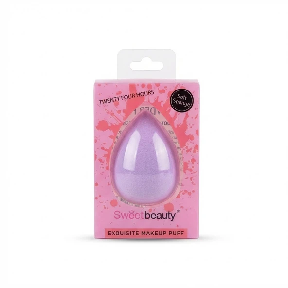 Sweet Beauty  2'li Makyaj Süngeri Seti - Ultra Yumuşak Damla Model ürün görseli 1