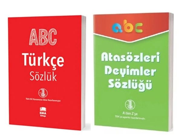 Ema Türkçe Sözlük ve Atasözleri ve Deyimler Sözlüğü 2 li ürün görseli 1