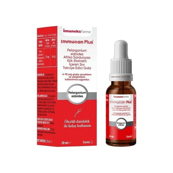 İmuneks Immucan Plus Damla 20 ml ürün görseli 1