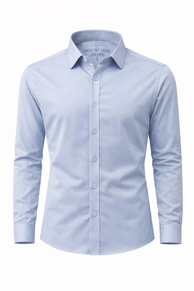 Hod Be Hod  Slim Fit Uzun Kol Erkek Gömlek - 7535 ürün görseli 1