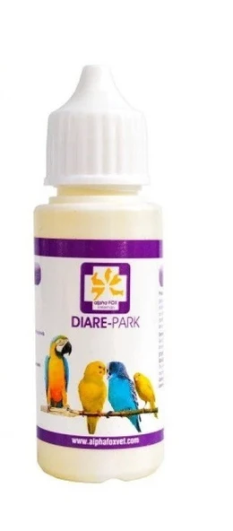 Alpha Fox Diare-Park Kuşlar İçin Bağırsak Florası İshalli Haller - Muhabbet Kuşu Kanarya Sıvı Vitamin ürün görseli 1