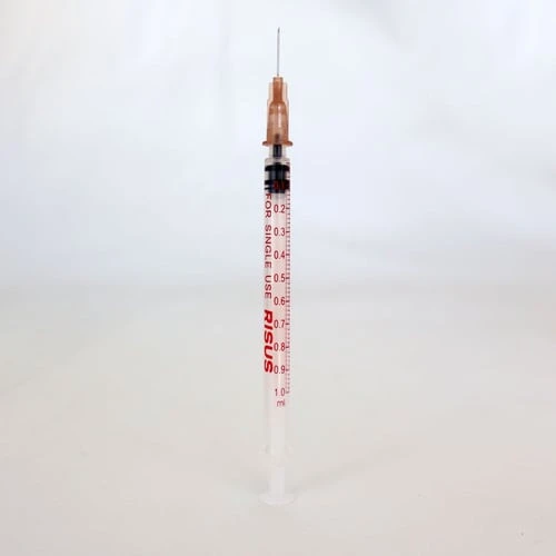 Risus 1 ml 3p 26G 0.45 x 13 mm Kahverengi Enjektör Uç 240 Adet ürün görseli 1