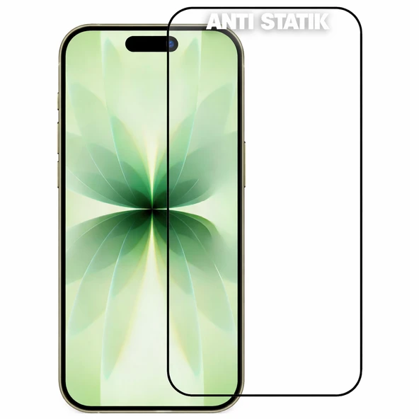 iPhone 17 Uyumlu Anti Statik Ekran Koruyucu Toz Tutmayan Kırılmaz Cam ürün görseli 1