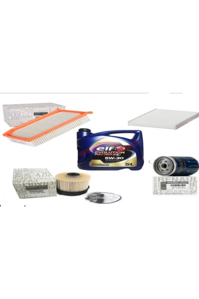 ELF Clio 4 Bakım Seti Yağ/ Filtre ürün görseli 1