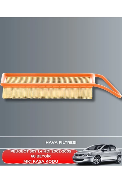 PEUGEOT 307 1.4 HDI 2002-2003-2004-2005 68 BEYGİR HAVA YAĞ POLEN FİLTRE BAKIM SETİ ürün görseli 1