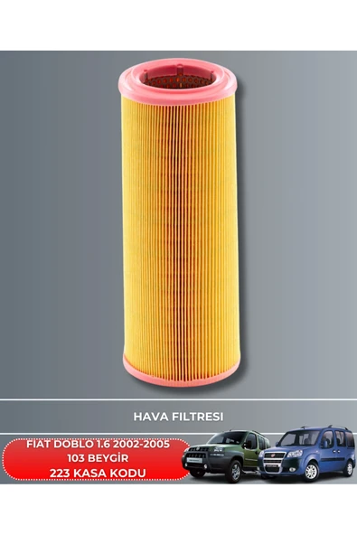 FIAT DOBLO 1.6 2002-2003-2004-2005 103 BEYGİR HAVA YAĞ POLEN FİLTRE BAKIM SETİ ürün görseli 1