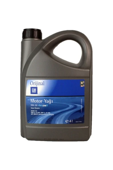 General Motors GM SAE 5W30 Dexos 2 4 LT Tam Sentetik Motor Yağı2025 ürün görseli 1
