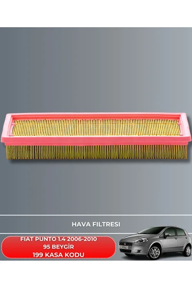 FIAT PUNTO 1.4 2006-2007-2008-2009-2010 95 BEYGİR HAVA YAĞ POLEN FİLTRE BAKIM SETİ ürün görseli 1