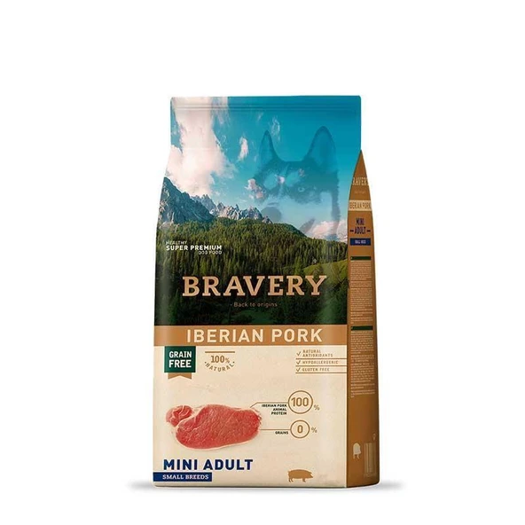 Bravery Tahılsız Iberya Domuzlu Küçük Irk Köpek Maması 2 Kg ürün görseli 1
