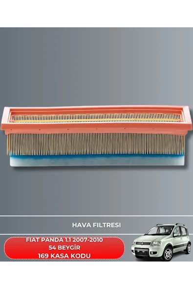 FIAT PANDA 1.1 2007-2008-2009-2010 54 BEYGİR FİLTRE BAKIM SETİ ürün görseli 1