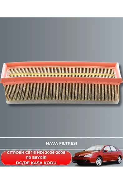 CITROEN C5 1.6 HDI 2006-2007-2008 110 BEYGİR HAVA YAĞ POLEN FİLTRE BAKIM SETİ ürün görseli 1