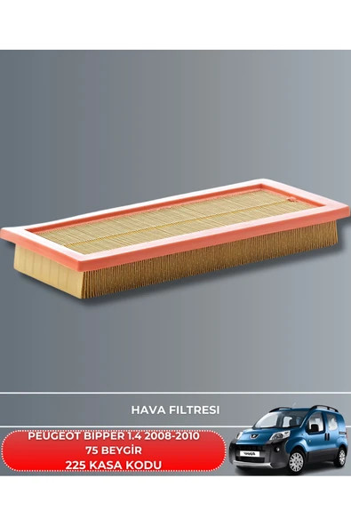PEUGEOT BIPPER 1.4 2008-2009-2010 70 BEYGİR HAVA YAĞ POLEN FİLTRE BAKIM SETİ ürün görseli 1