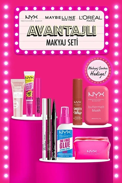 NYX Professional Makeup NYX Tüm Ürünlerim Çantamda Makyaj Seti ürün görseli 1