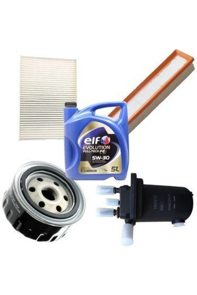 ELF 5W30 5LT 2025 +Symbol 1.5 Dci Dizel Filtre Seti (2008-2012)MAZOT SARDES ürün görseli 1