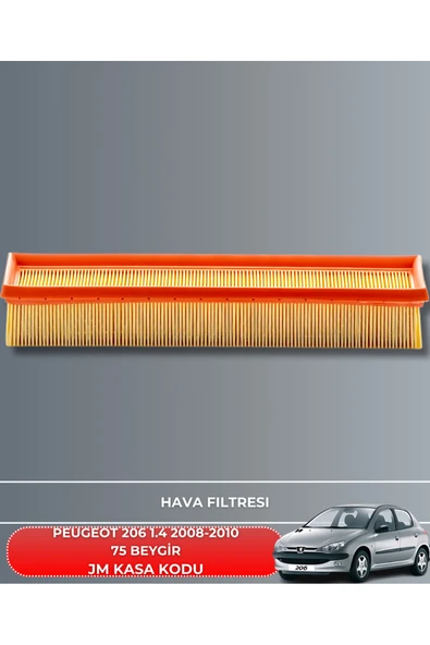 PEUGEOT 206 1.4 2008-2009-2010 75 BEYGİR HAVA YAĞ POLEN FİLTRE BAKIM SETİ ürün görseli 1