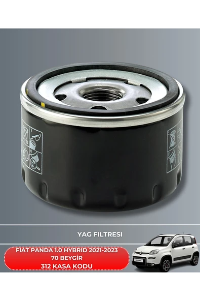 FIAT PANDA 1.0 HYBRID 2021-2023 66 BEYGİR HAVA YAĞ POLEN FİLTRE BAKIM SETİ ürün görseli 1
