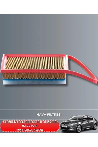 CITROEN C-ELYSEE 1.6 HDI 2012-2013-2014-2015-2016-2017-2018 92 BYGR HAVA YAĞ POLEN FİLTRE BAKIM SETİ ürün görseli 1