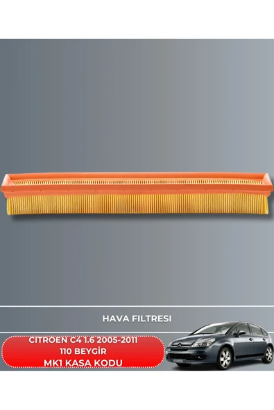 CITROEN C4 1.6 2005-2006-2007-2008-2009-2010-2011 110 BEYGİR HAVA YAĞ POLEN FİLTRE BAKIM SETİ ürün görseli 1
