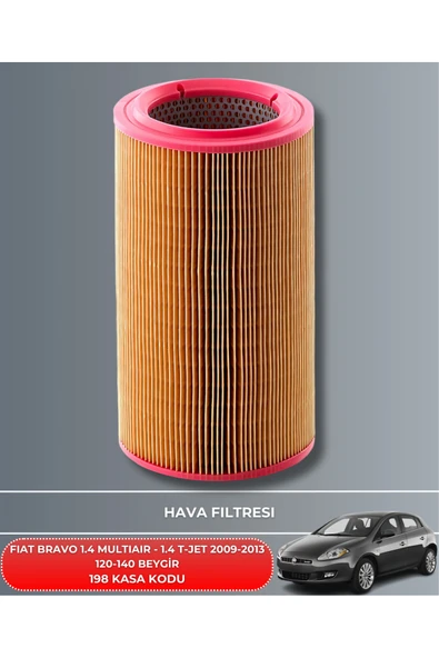 FIAT BRAVO 1.4 MULTIAIR - 1.4 T JET 2009-2010-2011-2012-2013 HAVA YAĞ POLEN FİLTRE BAKIM SETİ ürün görseli 1