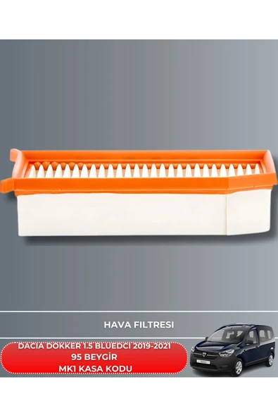 DACIA DOKKER 1.5 BLUEDCI 2019-2020-2021 95 BEYGİR HAVA YAĞ POLEN FİLTRE BAKIM SETİ ürün görseli 1