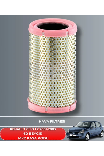 RENAULT CLIO 1.2 2001-2002-2003 60 BEYGİR HAVA YAĞ POLEN FİLTRE BAKIM SETİ ürün görseli 1