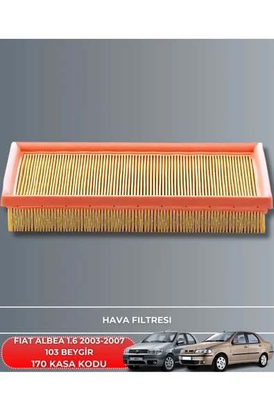 FIAT ALBEA 1.6 2003-2004-2005-2006-2007 103 BEYGİR HAVA YAĞ POLEN FİLTRE BAKIM SETİ ürün görseli 1