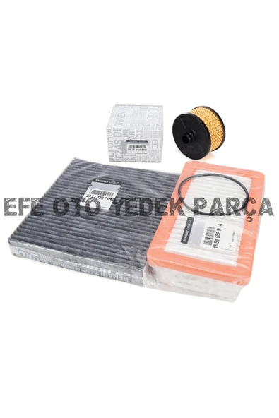 MAİS Renault Clio 5 1.3 Tce Benzinli 130 hp-motor kod H5H450-Filtre Bakım Seti 2019 sonrası ürün görseli 1